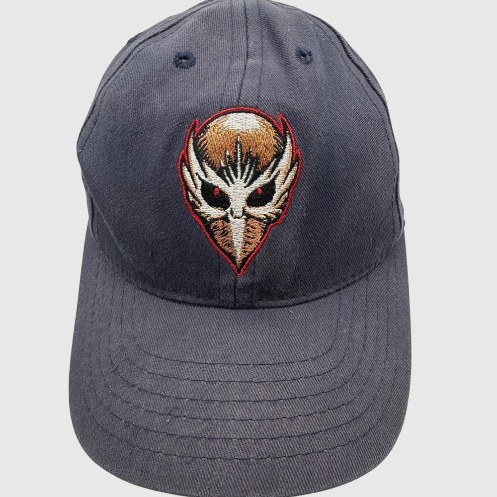 Birdhouse Skateboards Embroidered Skull Logo Baseball Cap Hat USA 90s Tony hawk